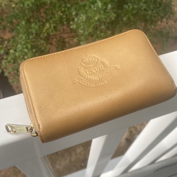 Ralph Lauren Vintage Tan Leather Wallet - Picture 10 of 13